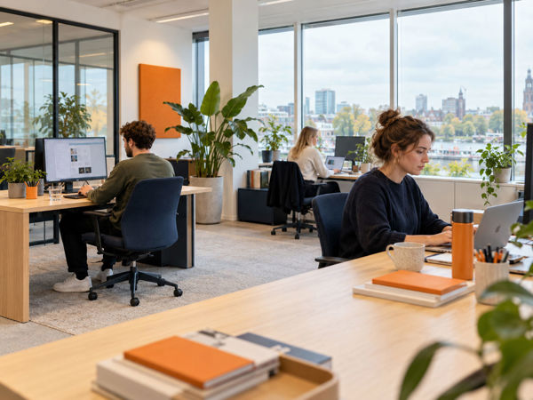 Calm Digital Agency Workspace